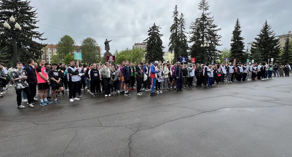 Более 500 учащихся Ступина приняли участие в легкоатлетической эстафете
