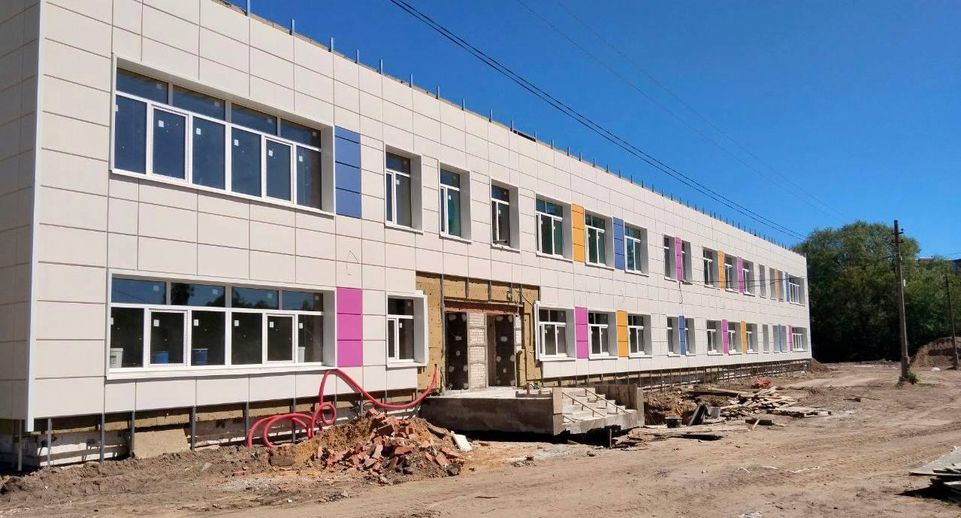 Капремонт дошкольного отделения школы Орехово-Зуевского округа завершен на 40%