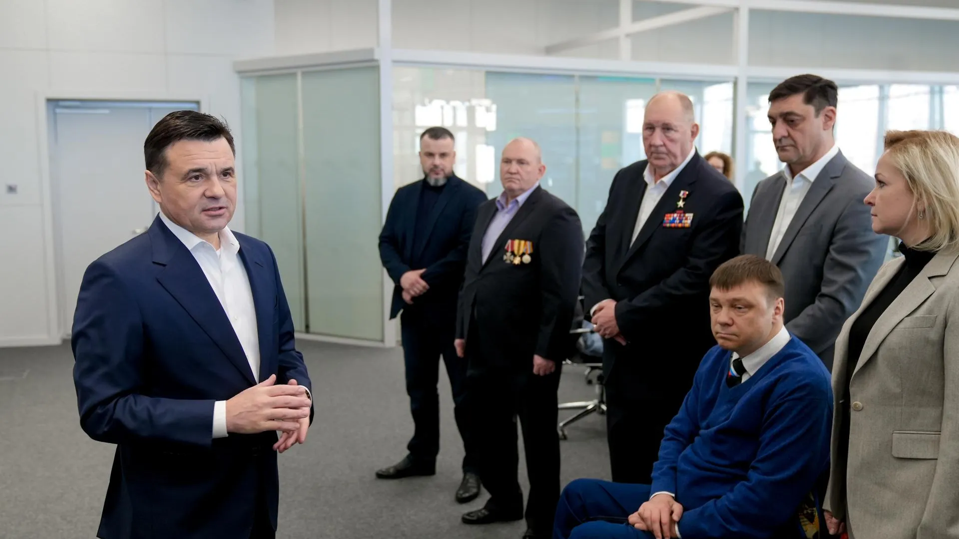 Андрей Воробьев обсудил обучение ветеранов СВО с советом «Героев Подмосковья»