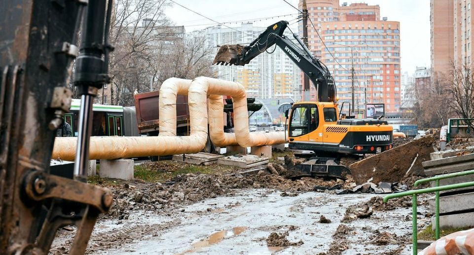 Завершена реконструкция магистральной теплосети на Юбилейном проспекте