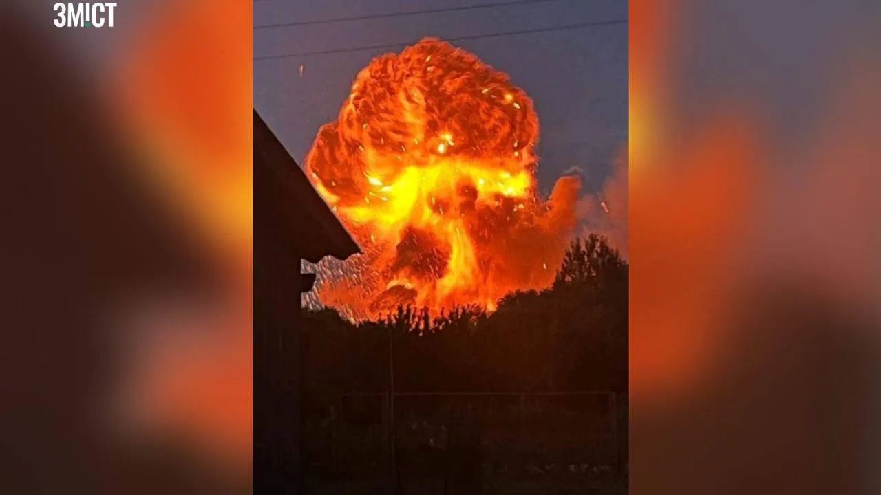 Взрывы прогремели на базе ВСУ под Полтавой из-за детонации боеприпасов