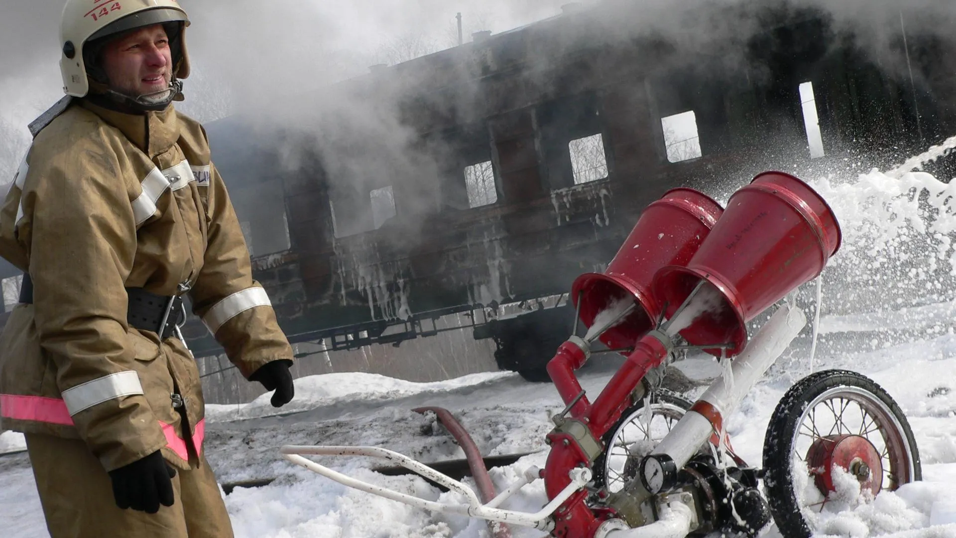 Одноэтажный жилой дом сгорел в Домодедовском районе