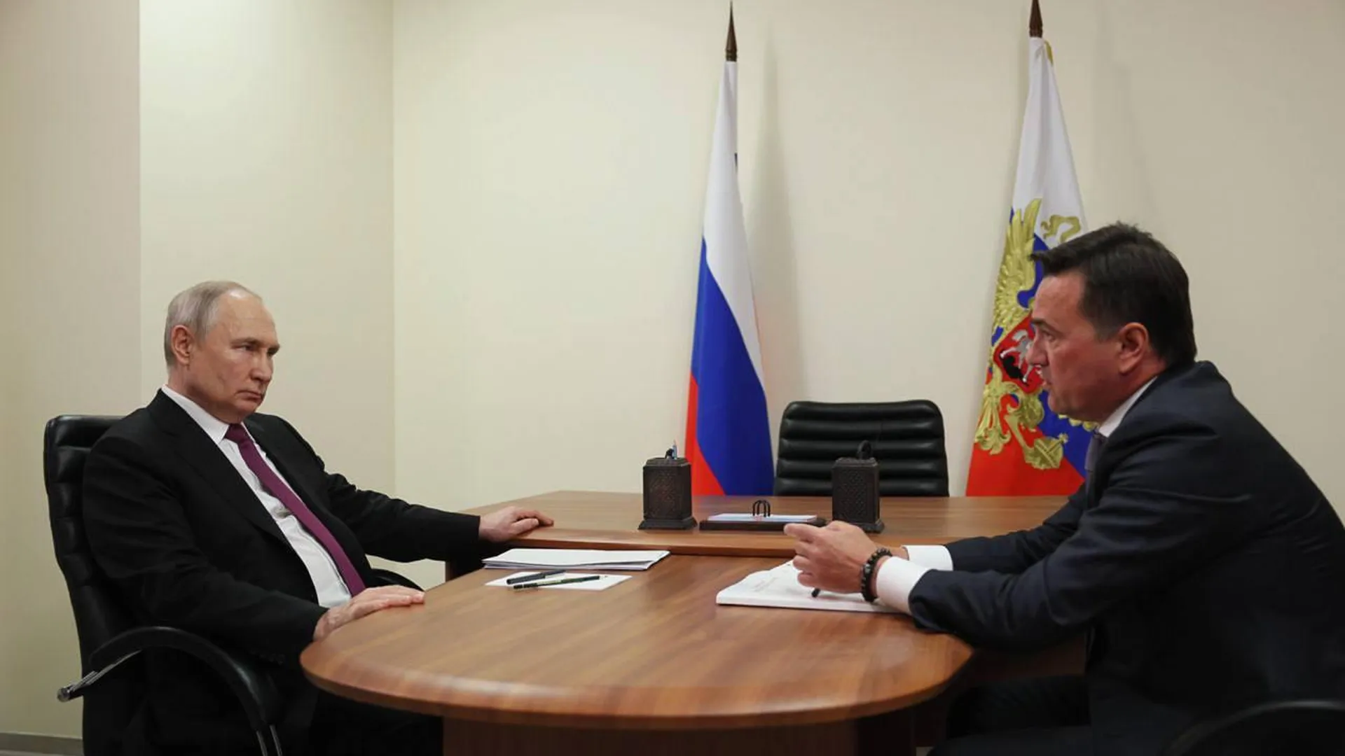 Воробьев на встрече с Путиным подчеркнул важность импортозамещения в Подмосковье