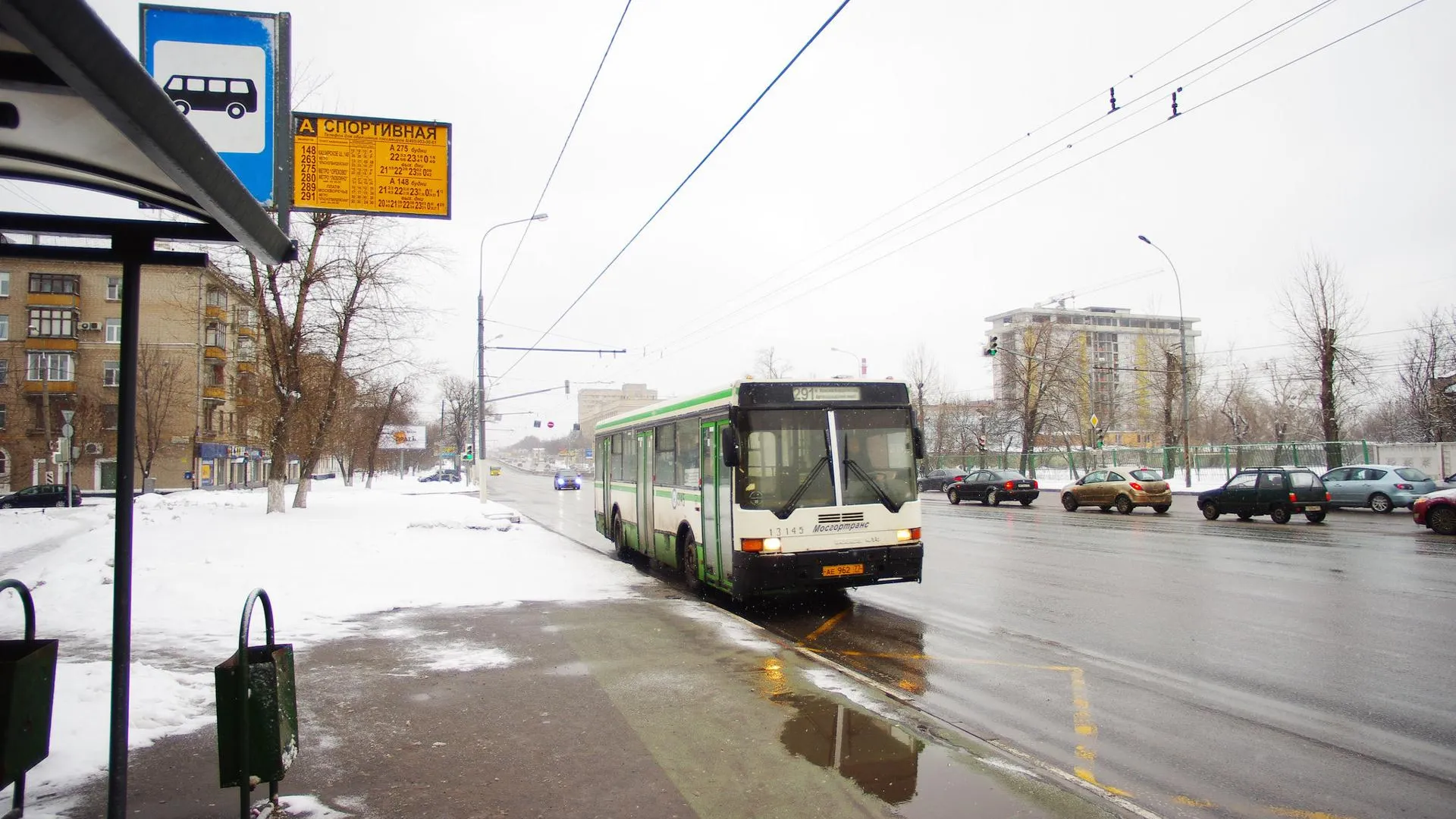 Новая выделенная полоса для общественного транспорта появится в Москве в понедельник