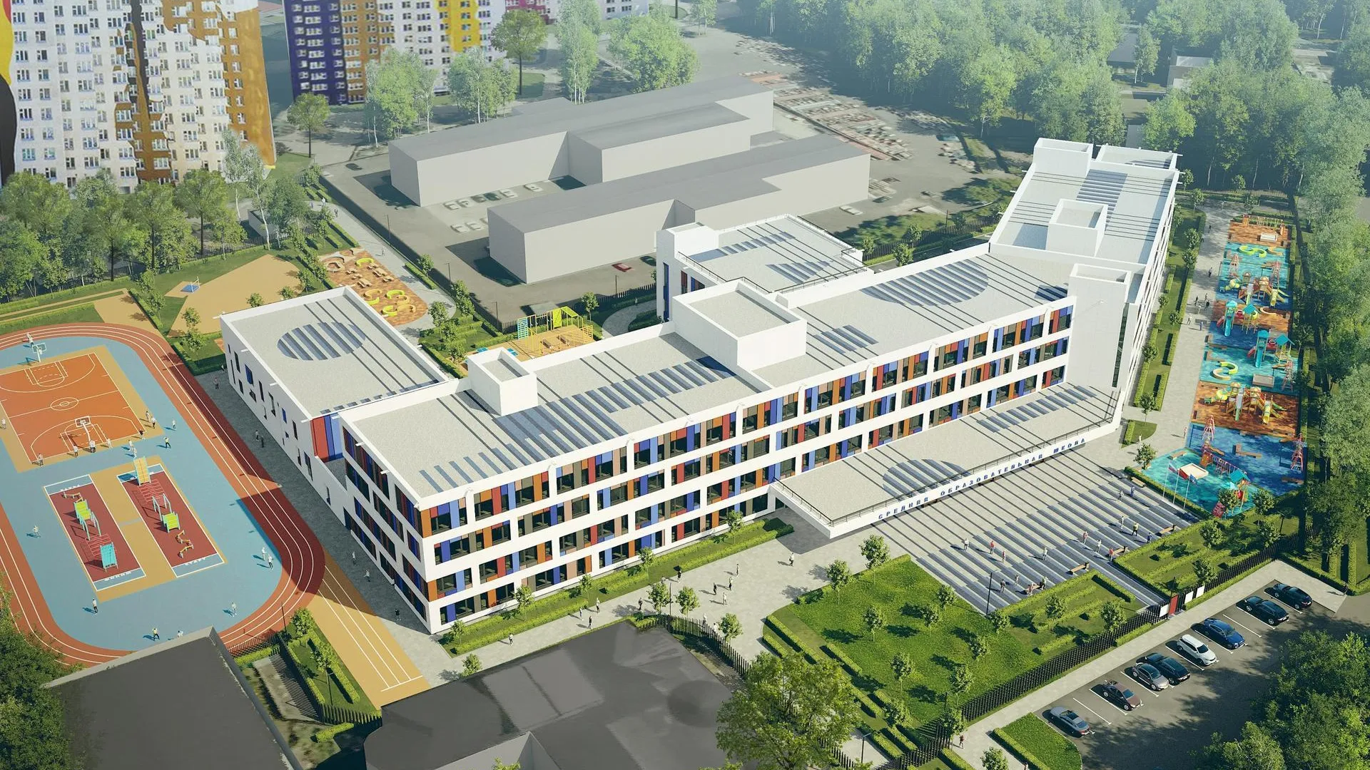 Устройство котлована здания школы на 1,1 тыс мест началось в Красногорске