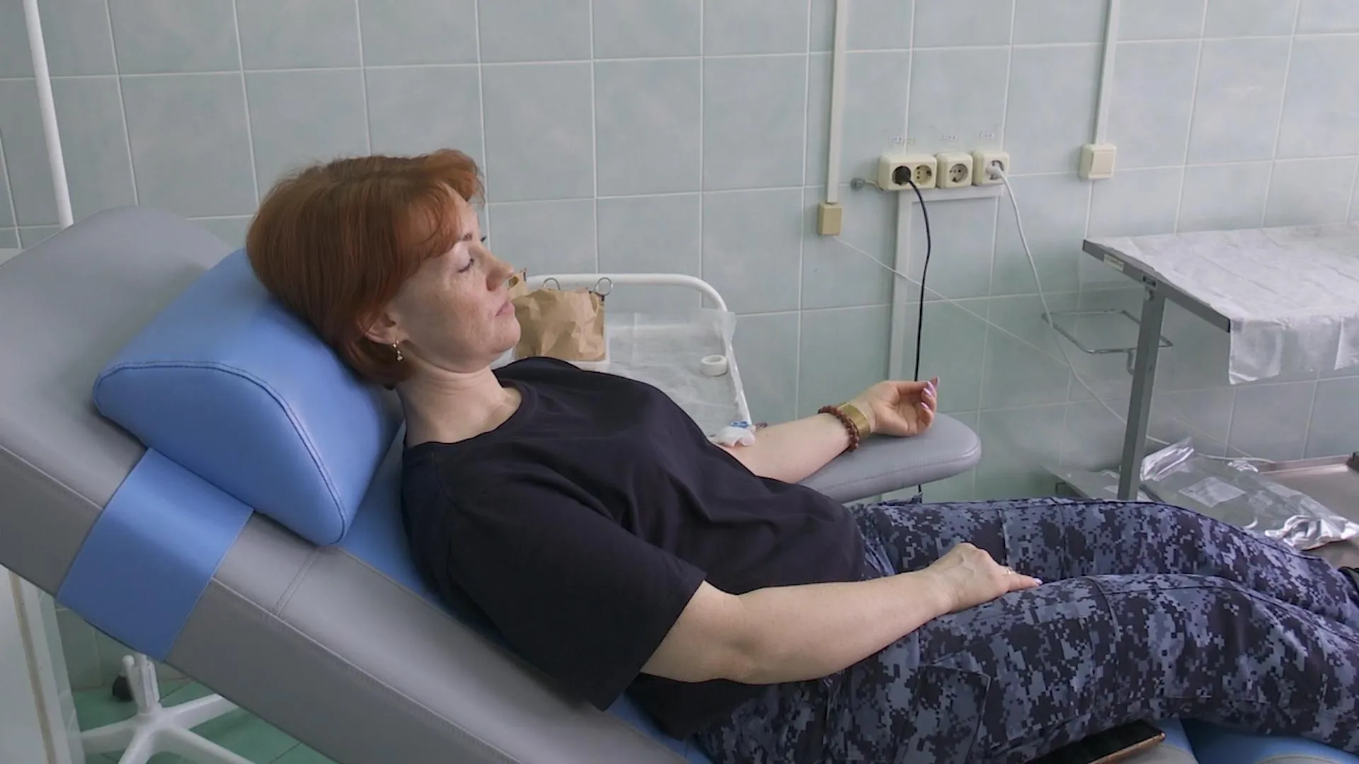 Клинские Росгвардейцы сдали кровь в преддверии Дня донора