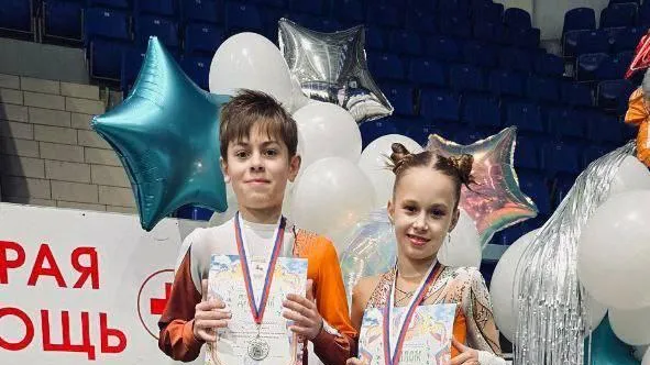 Спортсмены Балашихи стали серебряными призерами турнира по фигурному катанию