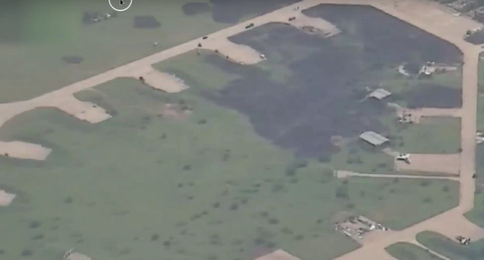 Минобороны опубликовало видео уничтожения самолетов ВСУ в Полтавской области