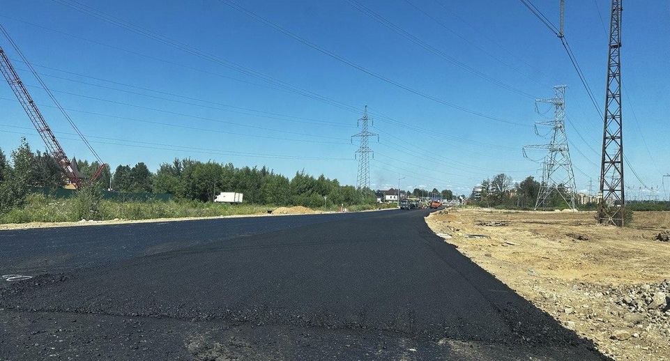 Реконструкцию Пироговского шоссе в Подмосковье завершат раньше срока