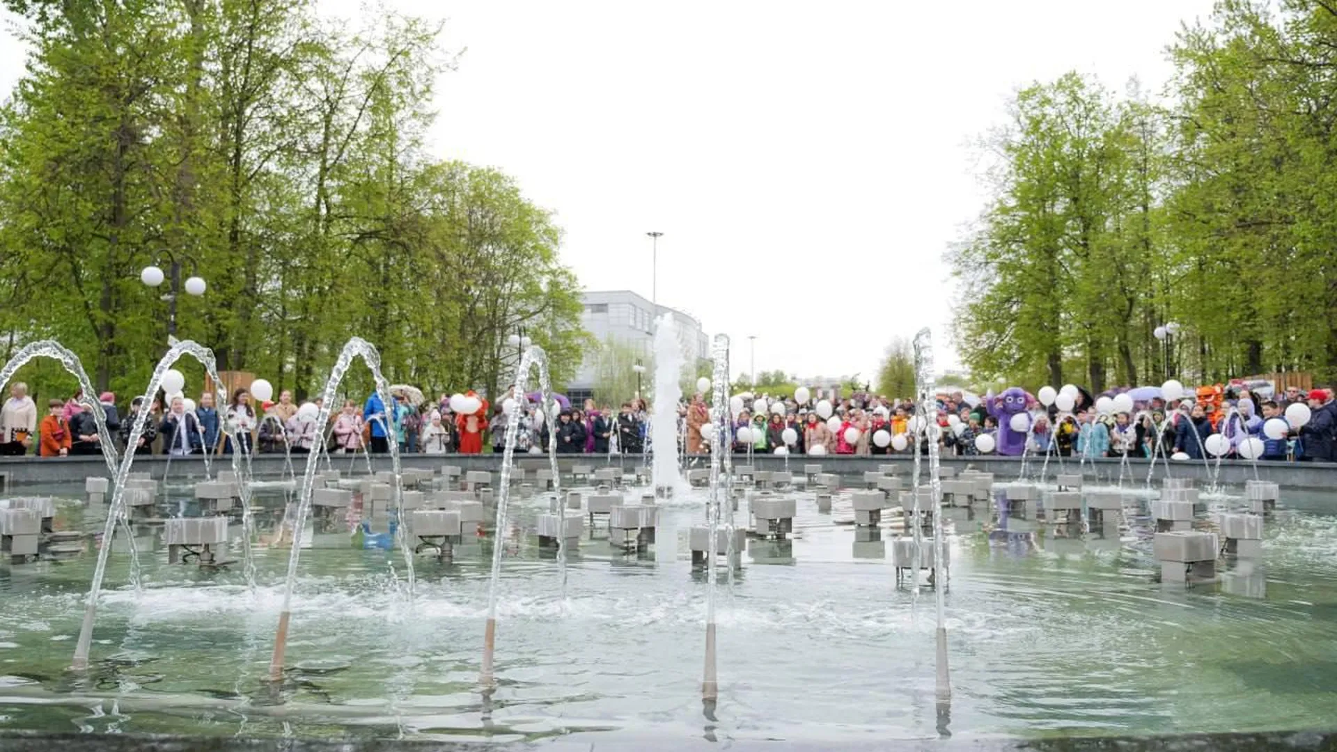 Три фонтана начнут работать в Люберцах 27 апреля