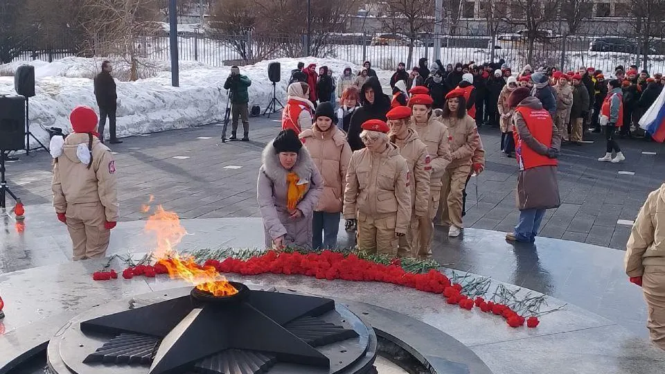 Студенты колледжа Мытищ поучаствовали в торжественном митинге памяти Сталинградской битвы