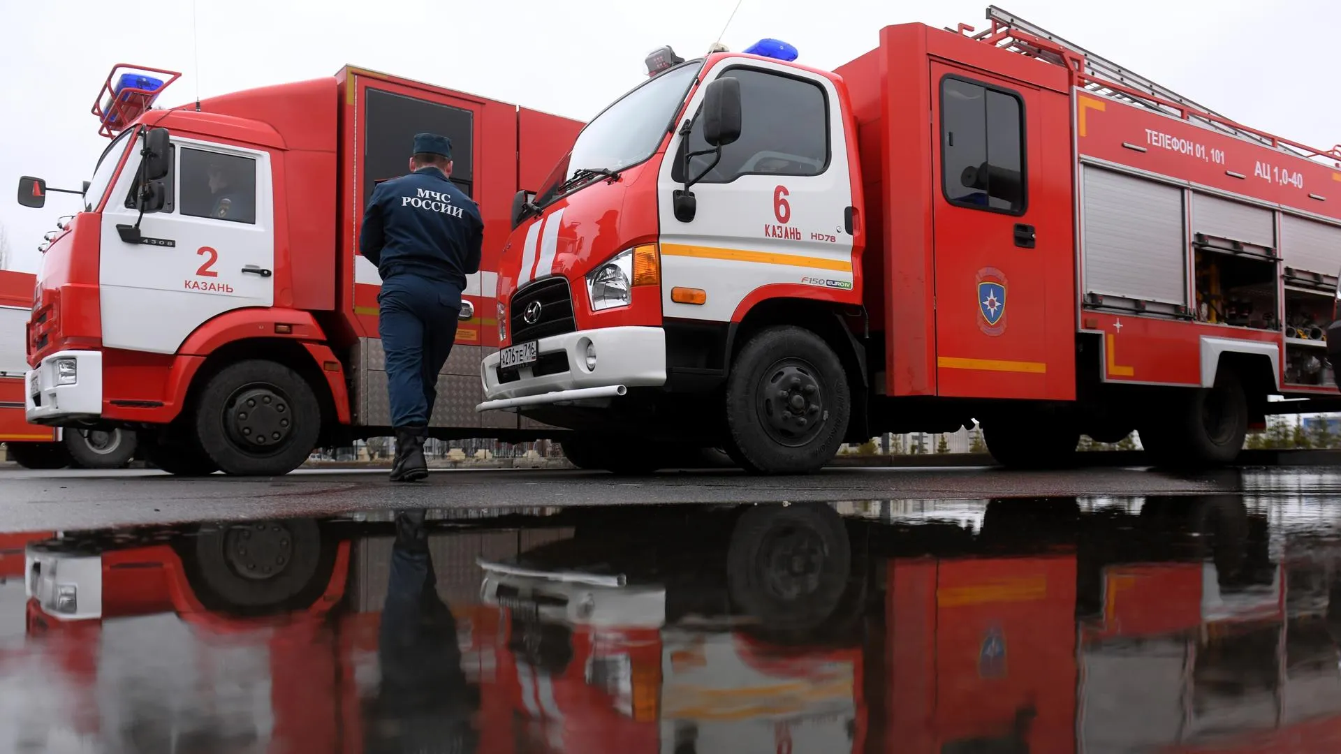 Огнеборцы ликвидировали возгорание в частном доме в деревне Люберец