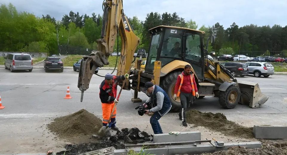 Ленинском округе продолжается ремонт дорог