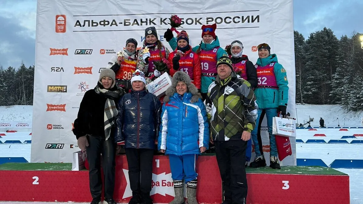 Кристина Резцова стала призером в спринте на этапе Кубка России по биатлону