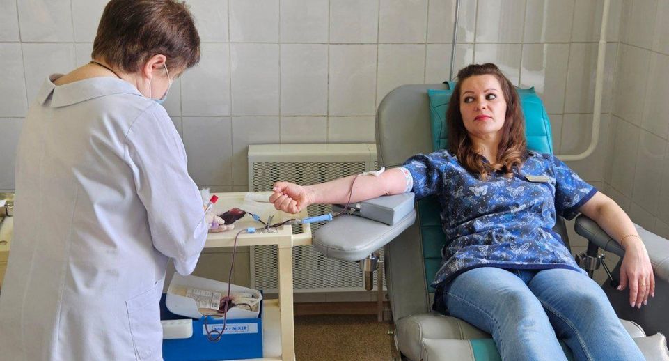 560 доноров пополнили банк крови Московского областного онкодиспансера с начала года
