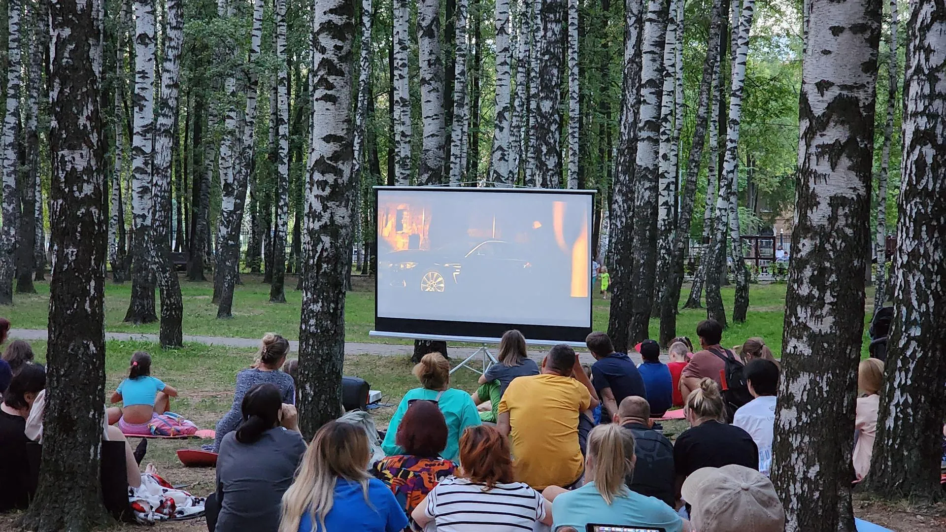 В Центральном парке Королева бесплатно показали фильм «Последний богатырь»