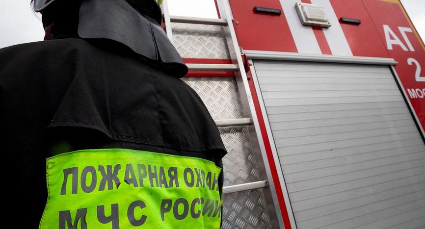 В Сети появились кадры возгорания в Детском мире на Лубянке