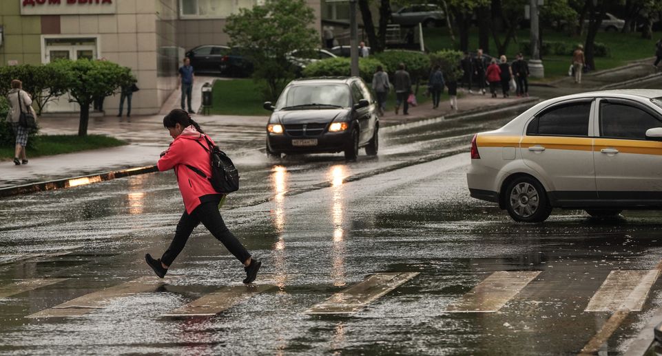 Москвичей предупредили о кратковременных дождях и ветре в среду