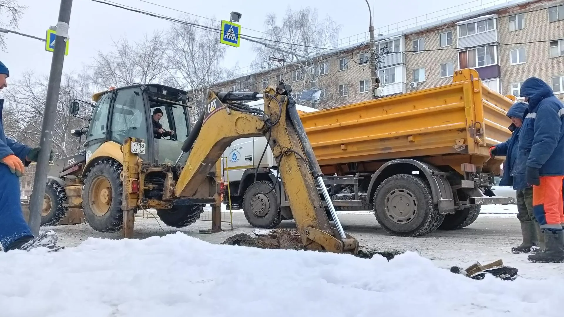 Утечку на магистральном водоводе в Щелкове устранена в день прорыва | РИАМО