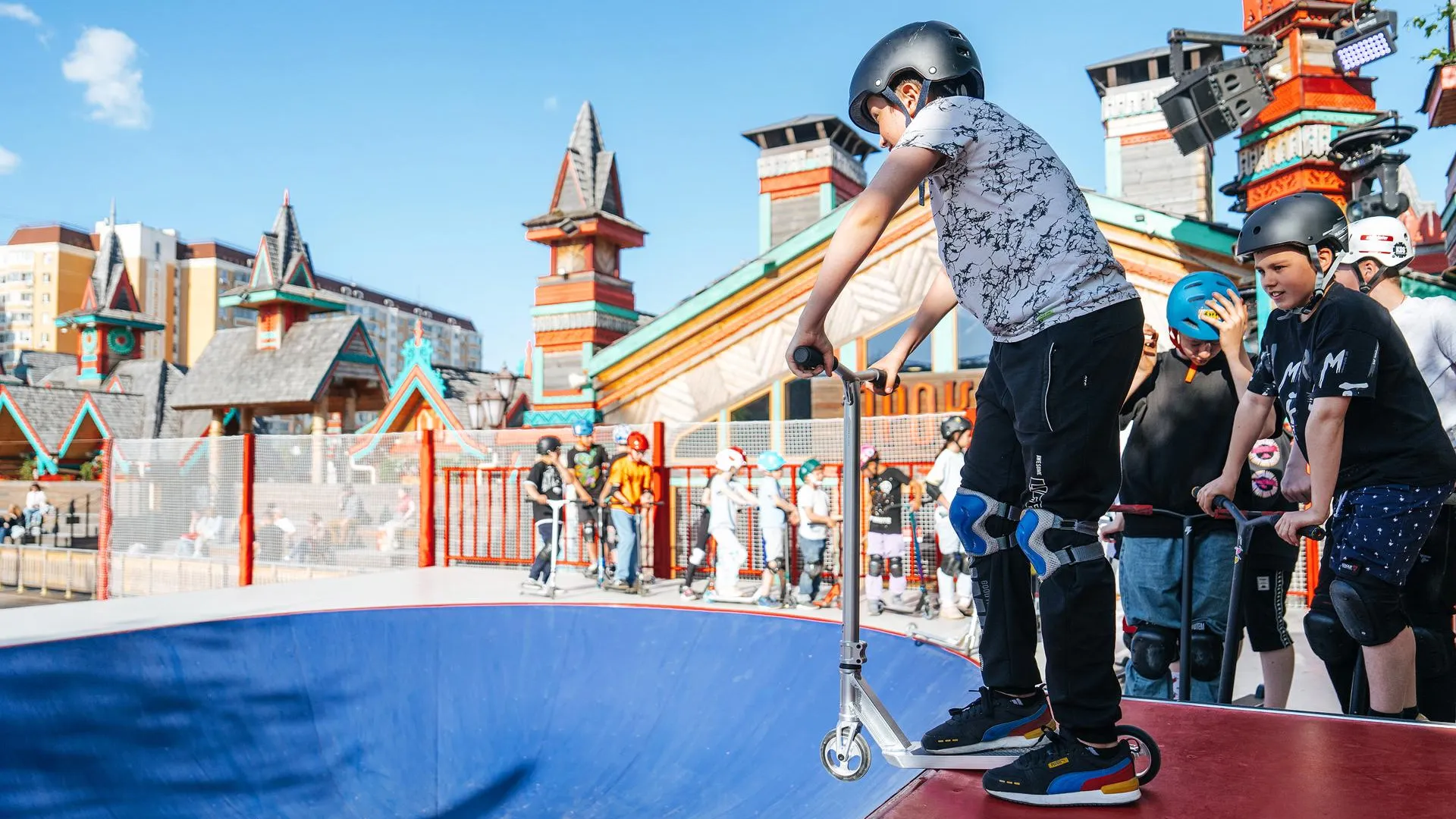 На площадках «Московских сезонов» работают шесть скейт-парков и роллердром