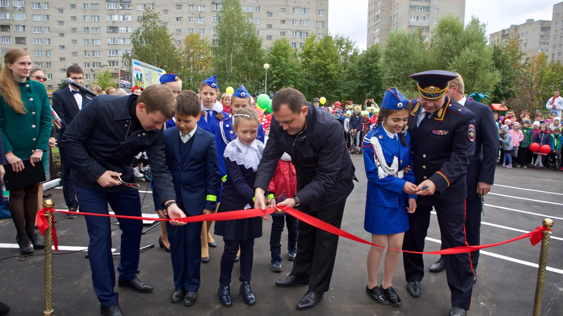Детский автогородок открыли в городском парке Реутова