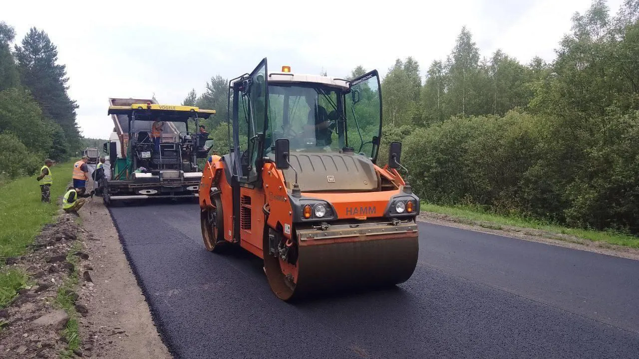 В Лотошине продолжается ремонт дорог по нацпроекту БКД