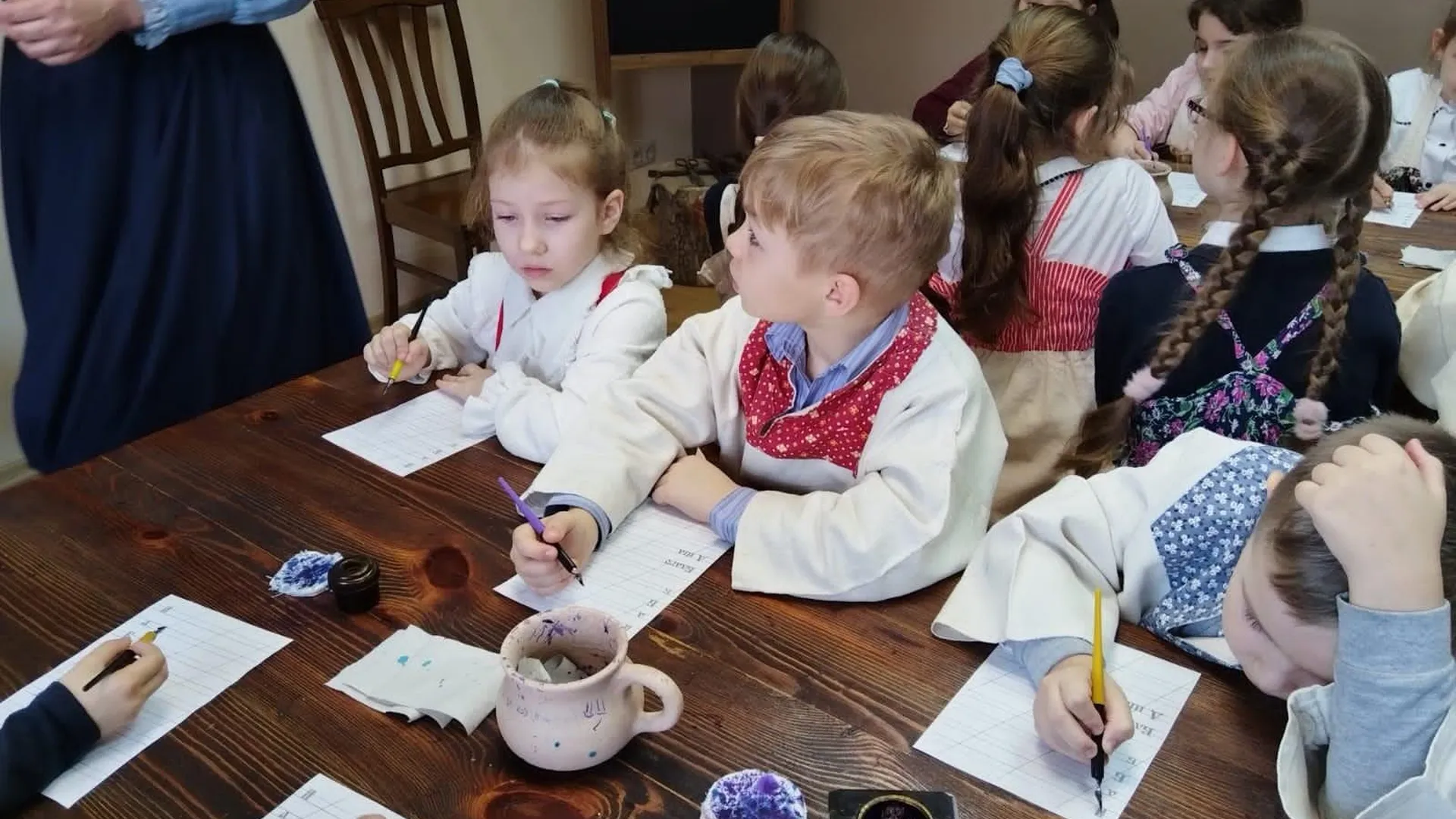 Школьникам из Дмитрова рассказали про обучение крестьянских детей