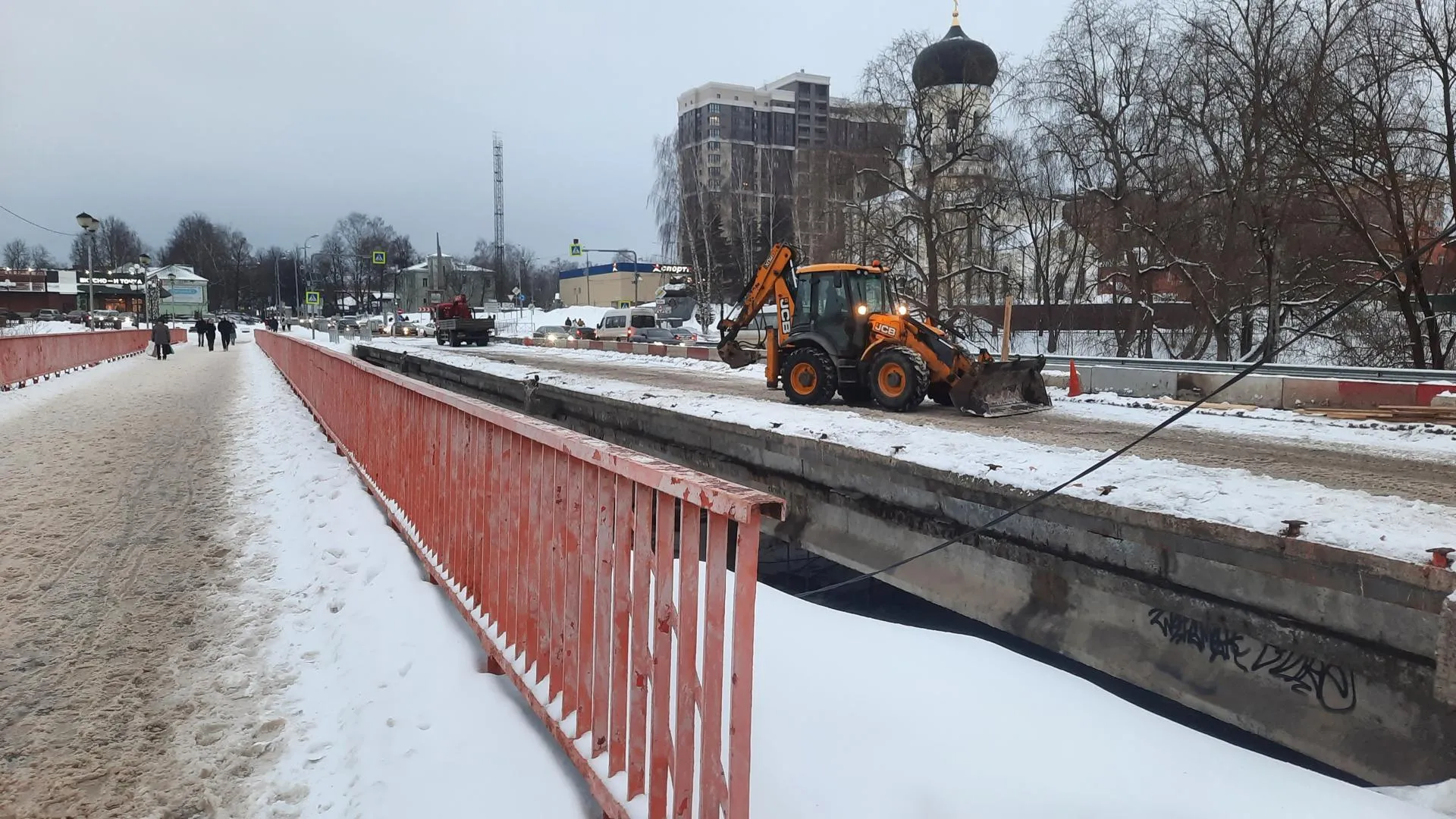 В Наро‑Фоминске после капитальных работ открыли автомобильный мост в центре города