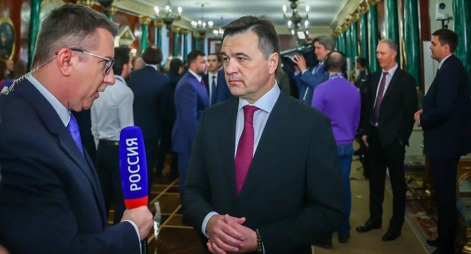 Андрей Воробьев рассказал о президентских проектах, реализуемых в Подмосковье