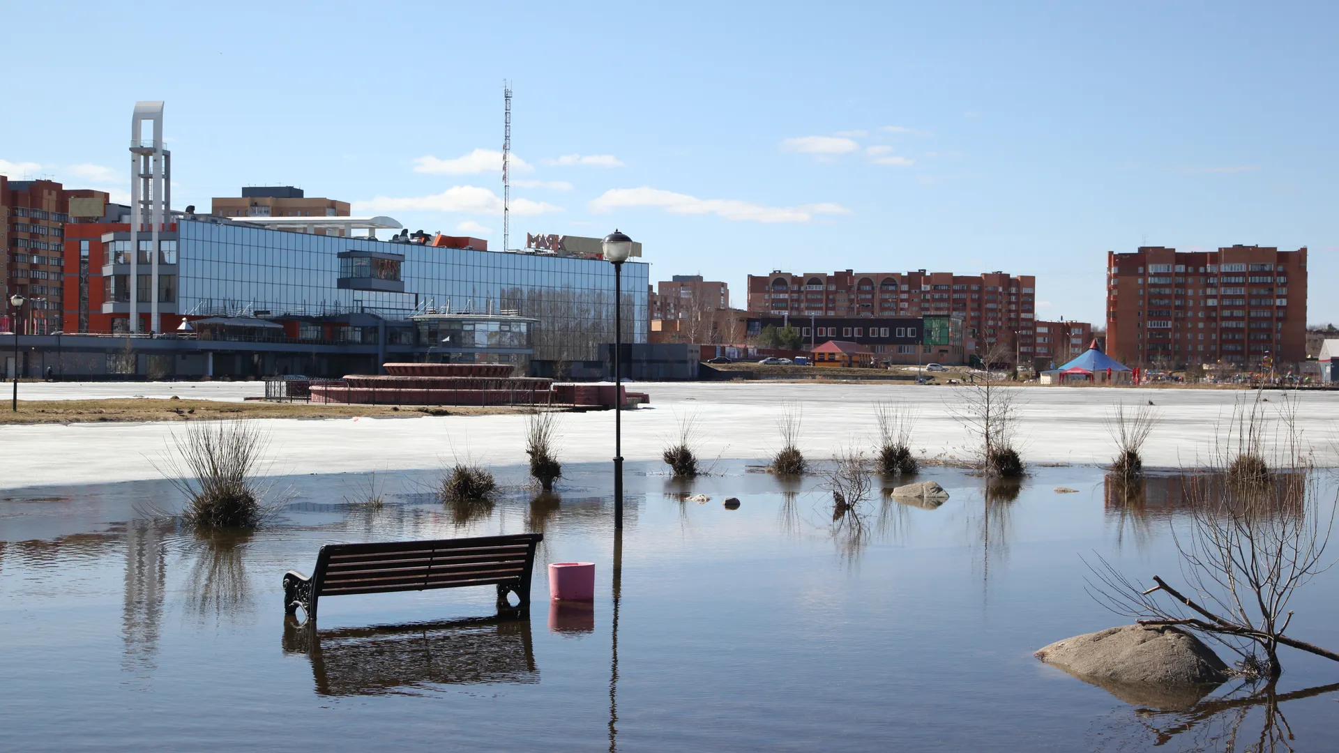 В Московской области ввели «оранжевый» уровень опасности из-за паводка
