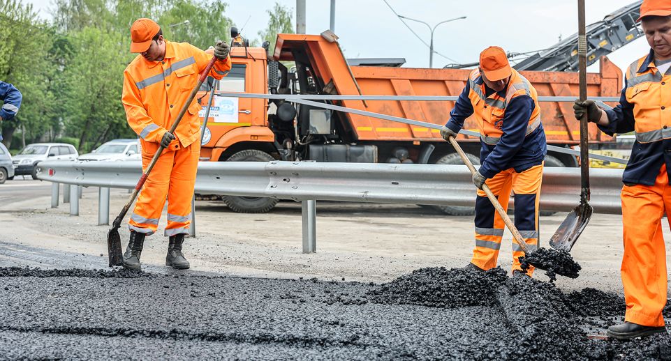 Капитальный ремонт дороги проводят на улице Рабочей в Бронницах