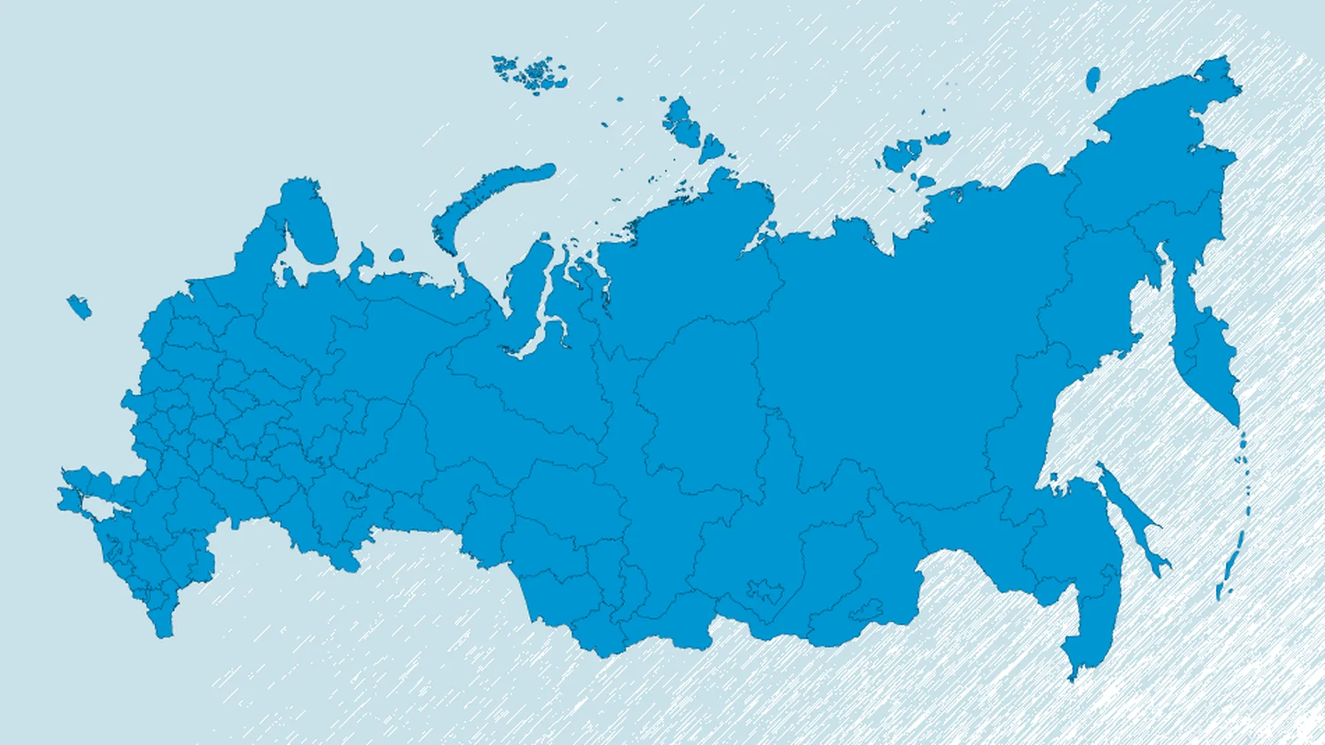 Новая карта Российской Федерации 2022 года