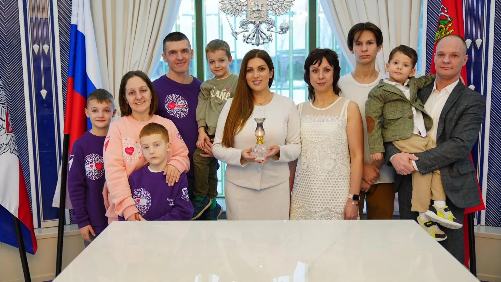 Зажженный на выставке «Россия» огонь из Семейного очага доставили в Подмосковье