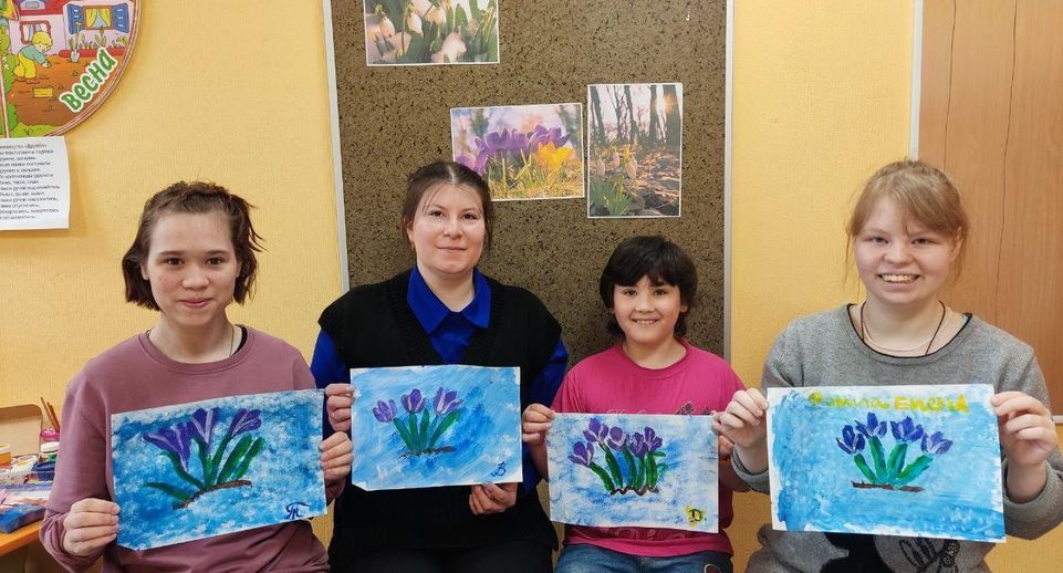 В Сергиево-Посадском семейном центре дети осваивают уникальный метод рисования