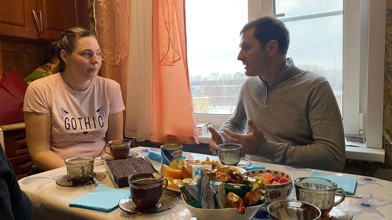 Глава Люберец встретился с семьей мобилизованного