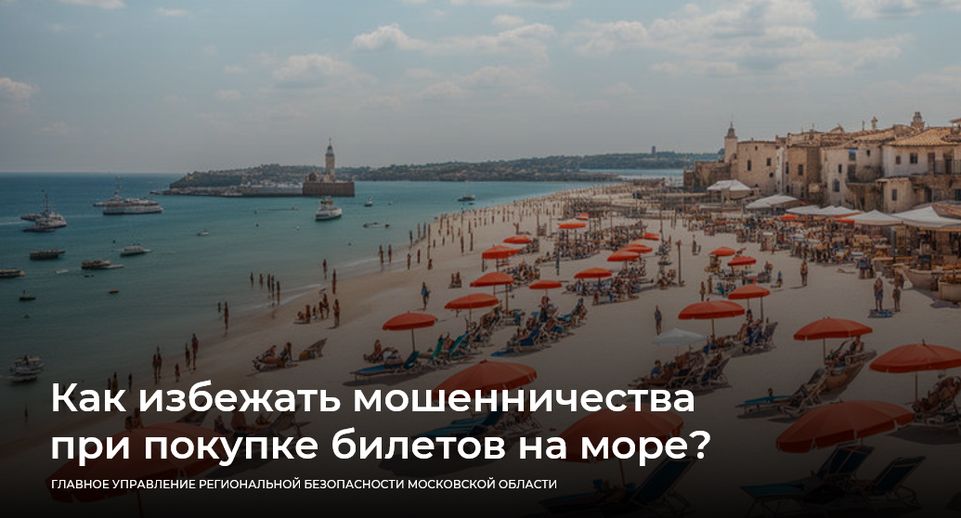 Жителям Подмосковья рассказали, как избежать мошенников при покупке туров на море