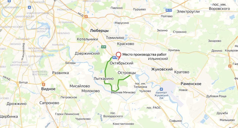 В Подмосковье введут временные ограничения движения на дороге М-5 «Урал»