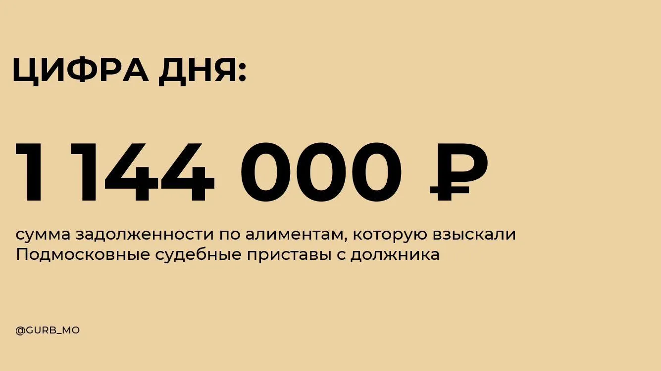 Должник оплатил более 1 млн рублей алиментов после ареста квартиры в Подмосковье