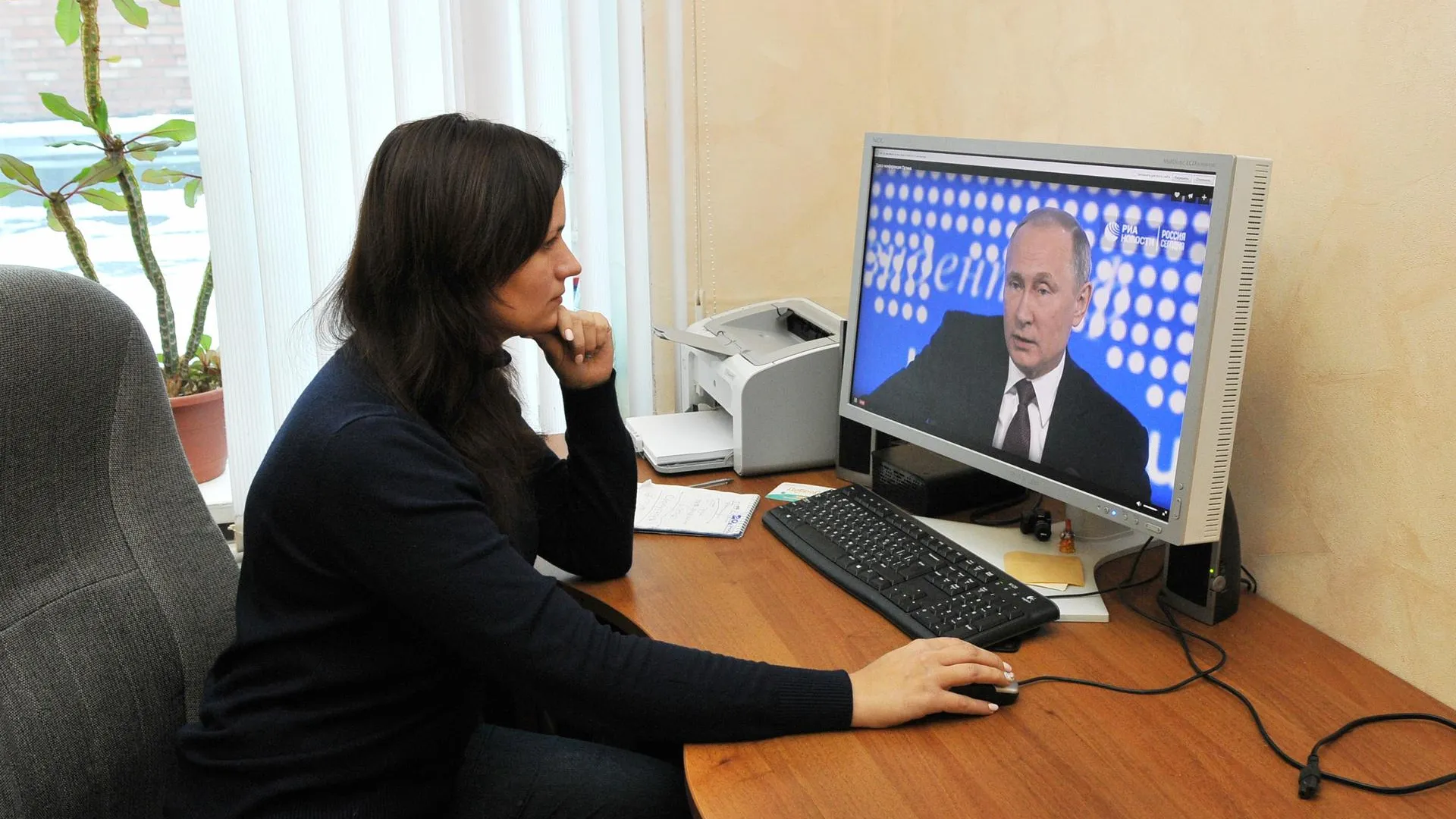 Путин призвал представителей СМИ отказаться от «журналистского террора»