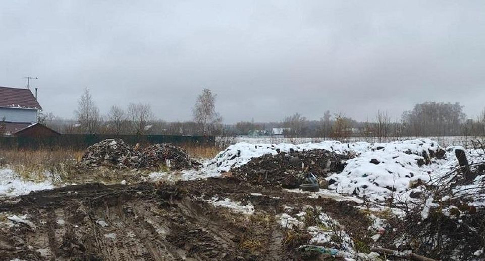 Ущерб от незаконной свалки в Щелкове составил почти 3 млн рублей