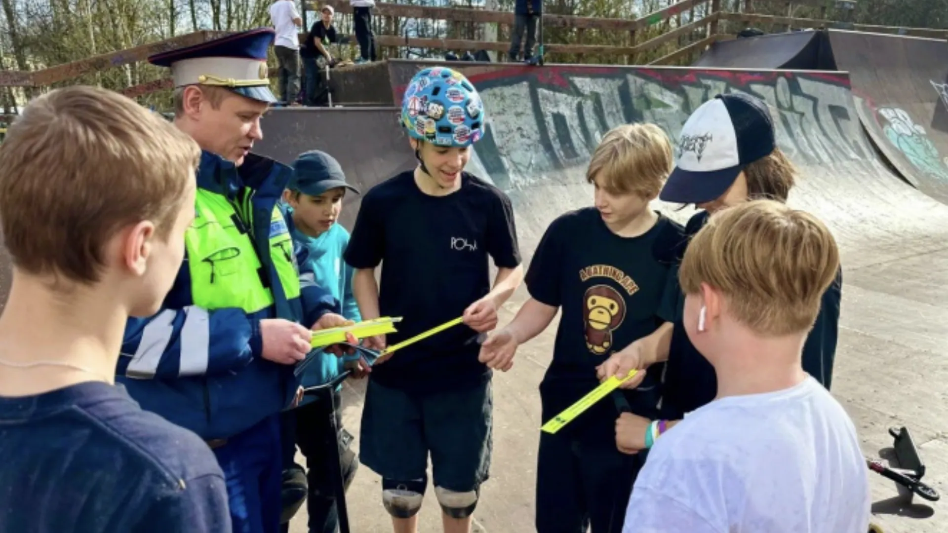 Посетителям скейт-парков Подмосковья напомнили о правилах безопасности
