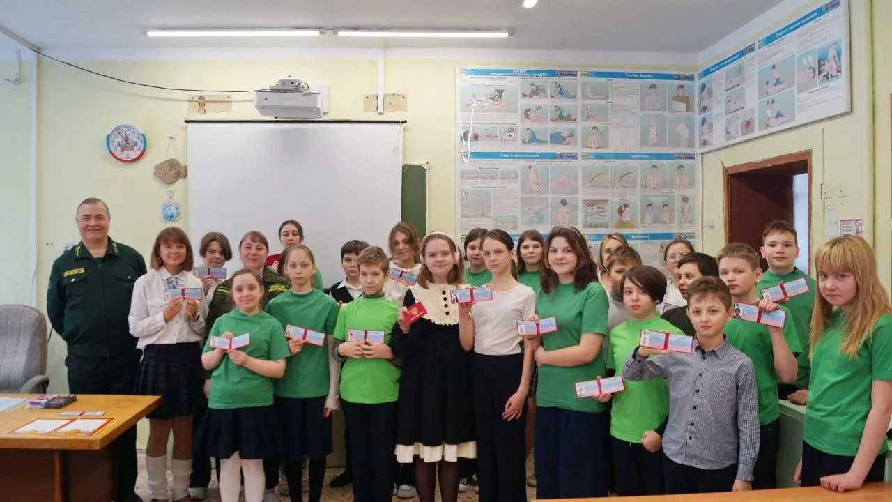 В школьное лесничество Протвина приняли 30 новых учащихся