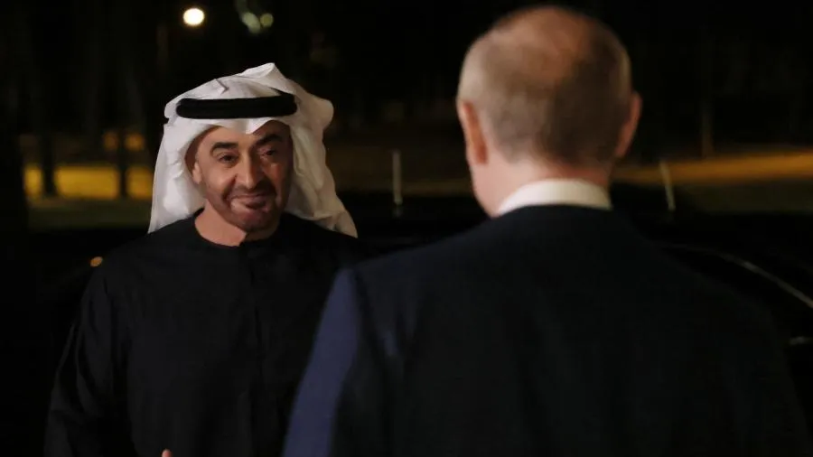 В Подмосковье Путин проводит неформальную встречу с президентом ОАЭ