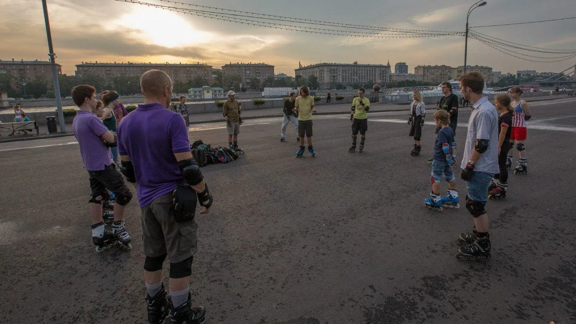 Занятия по роллерспорту будут проходить в Москве в парке Победы с понедельника