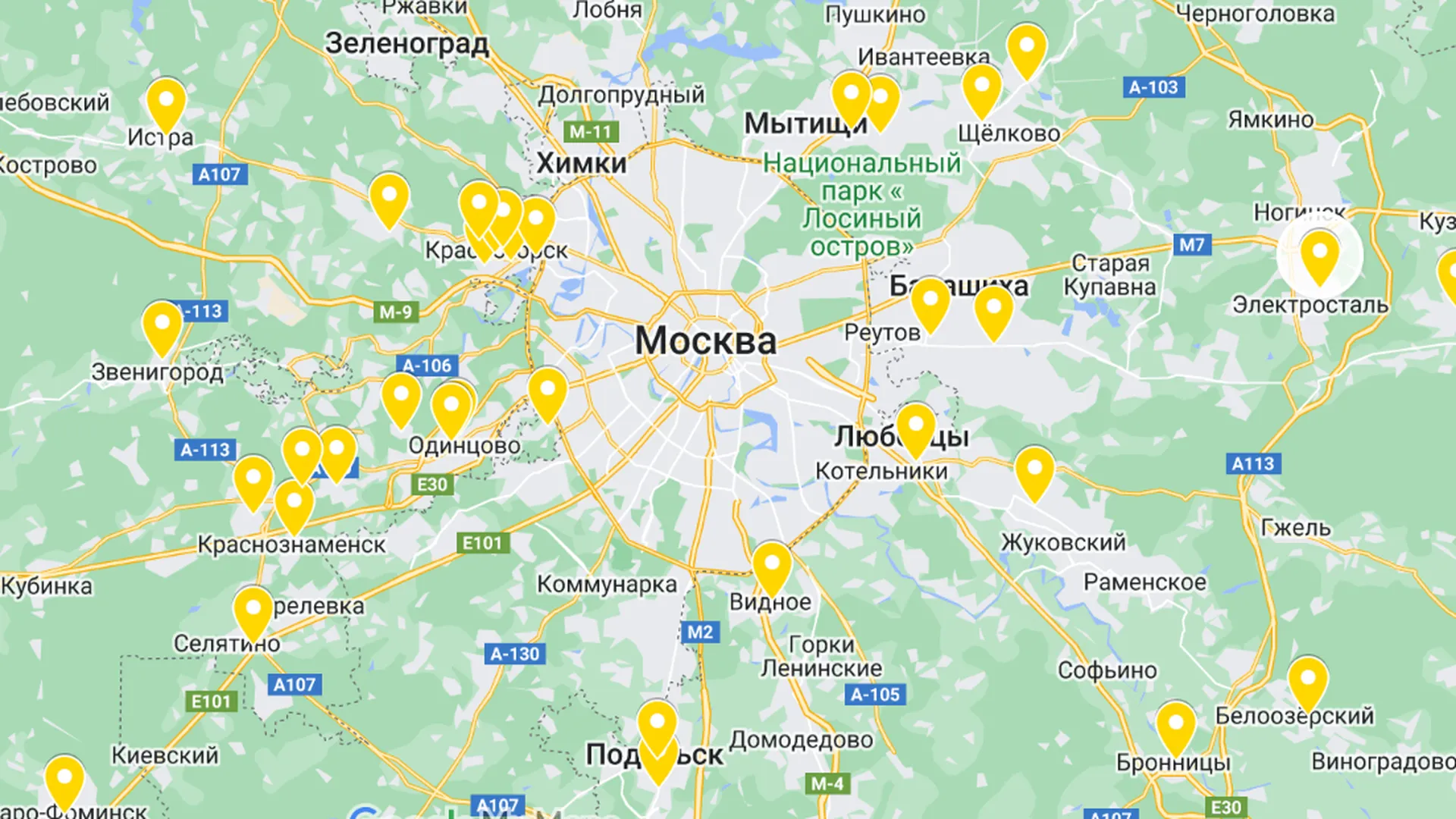 Где откроются ярмарки в Подмосковье в октябре 2022 года. Карта