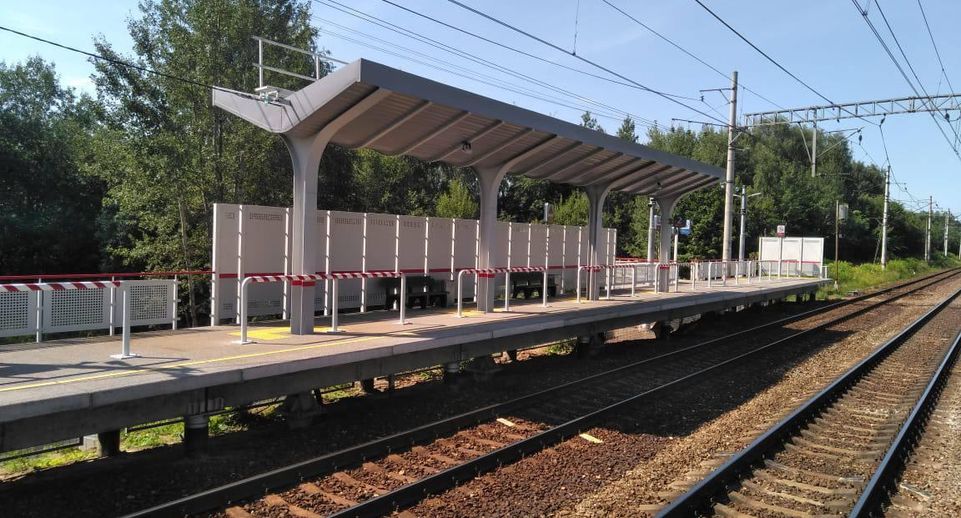 Реконструкцию платформ на станции Вохна в Павловском Посаде завершат этим летом