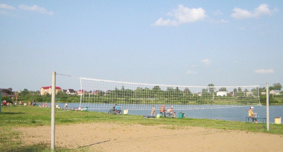 Еще одна площадка для пляжного волейбола установлена в Талдомском округе