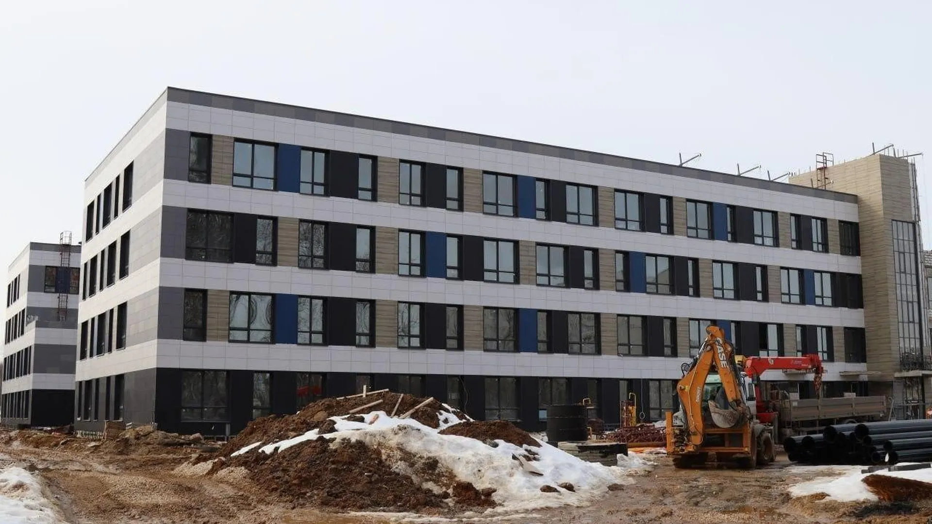 Строительство школы на 825 мест продолжается в Ступино