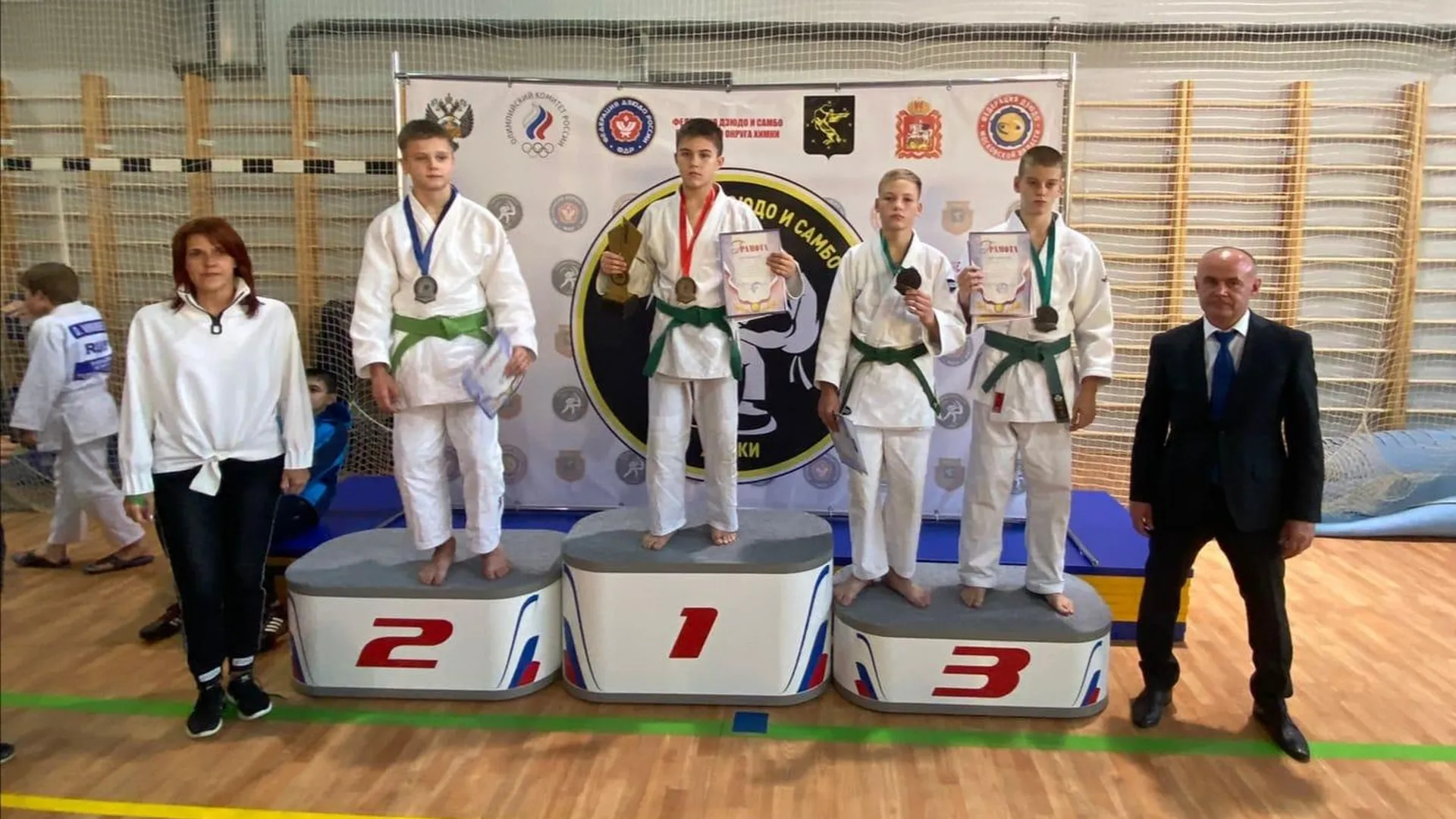 Юный спортсмен из Котельников занял первое место на турнире по дзюдо