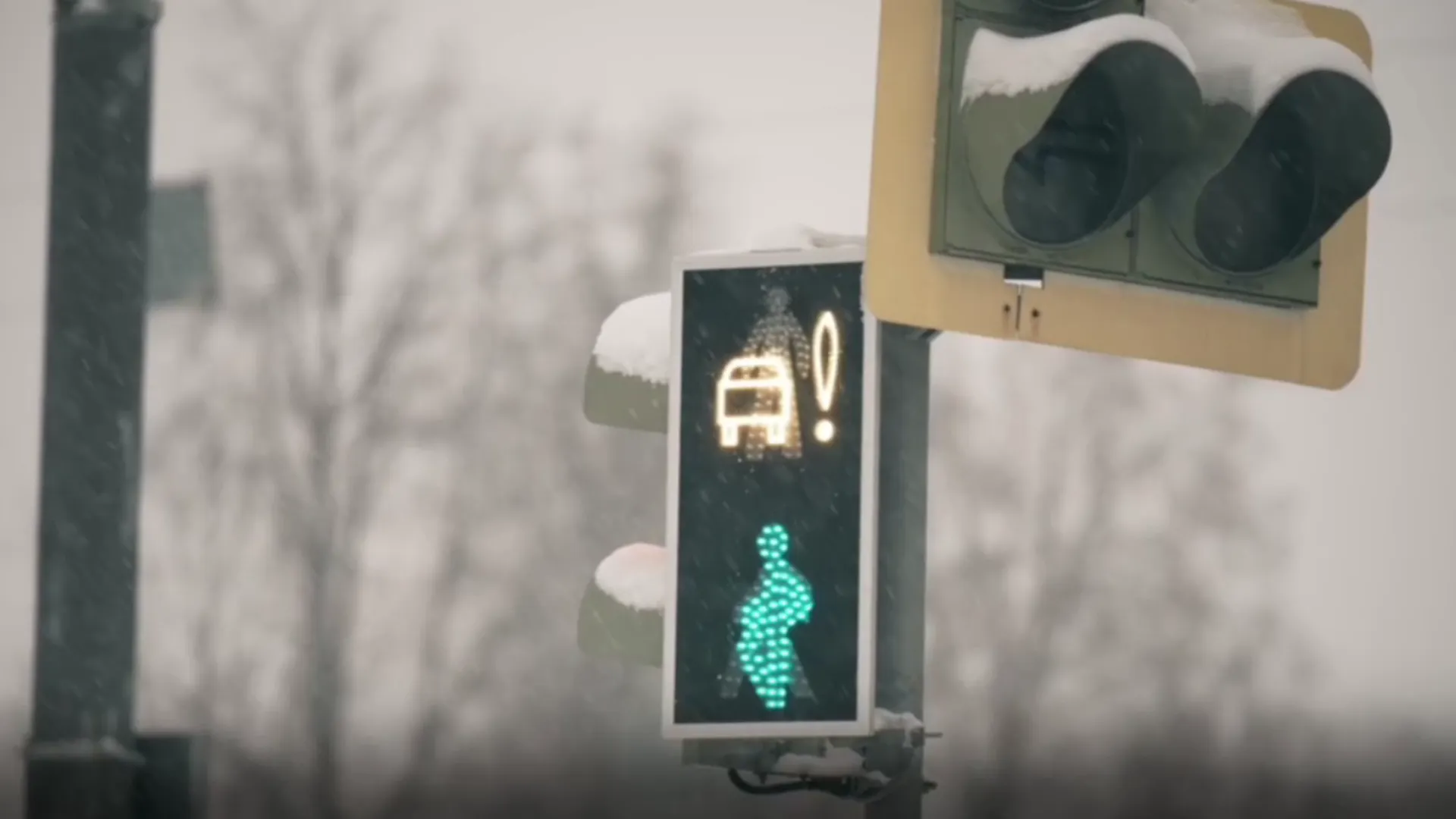 В Москве тестируют светофор, предупреждающий пешеходов об автомобилях
